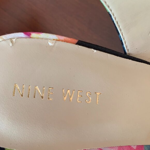 Nine West Heels Floral Size 8.5 - Picture 5 of 5
